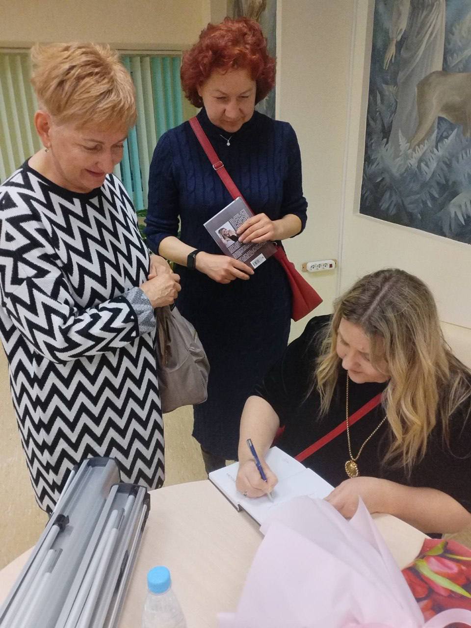 Встреча с Алесей Кузнецовой прошла 24 апреля в рамках «Библионочи-2026» в Центральной библиотеке имени Янки Купалы 